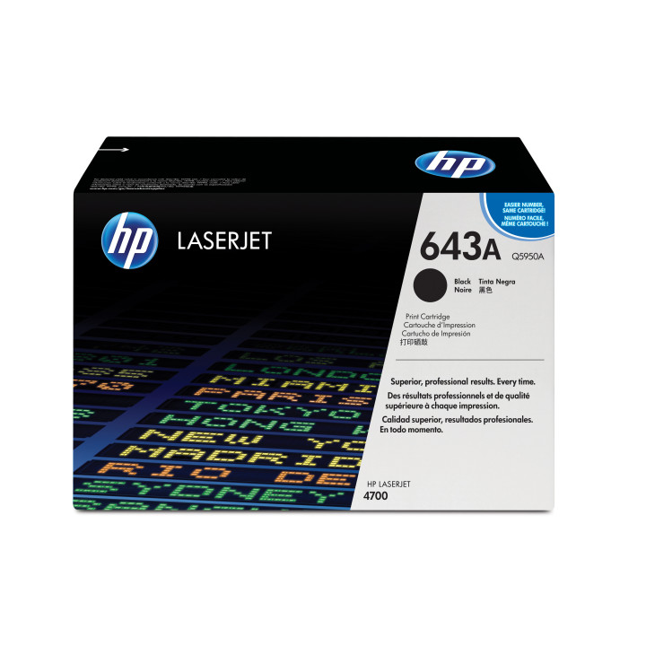 HP Toner LaserJet Original 643A Preto