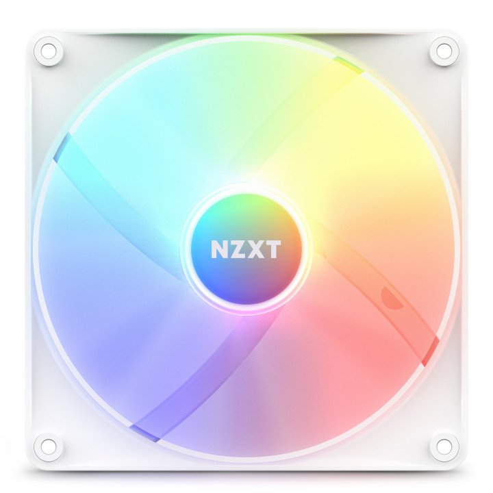 NZXT F140 RGB Core Caixa de computador Ventoinha 14 cm Branco 1 unidade(s)
