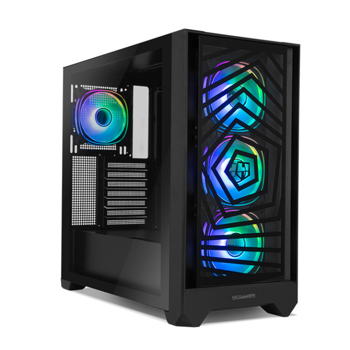 NOX Hummer PLASMA Midi Tower Preto