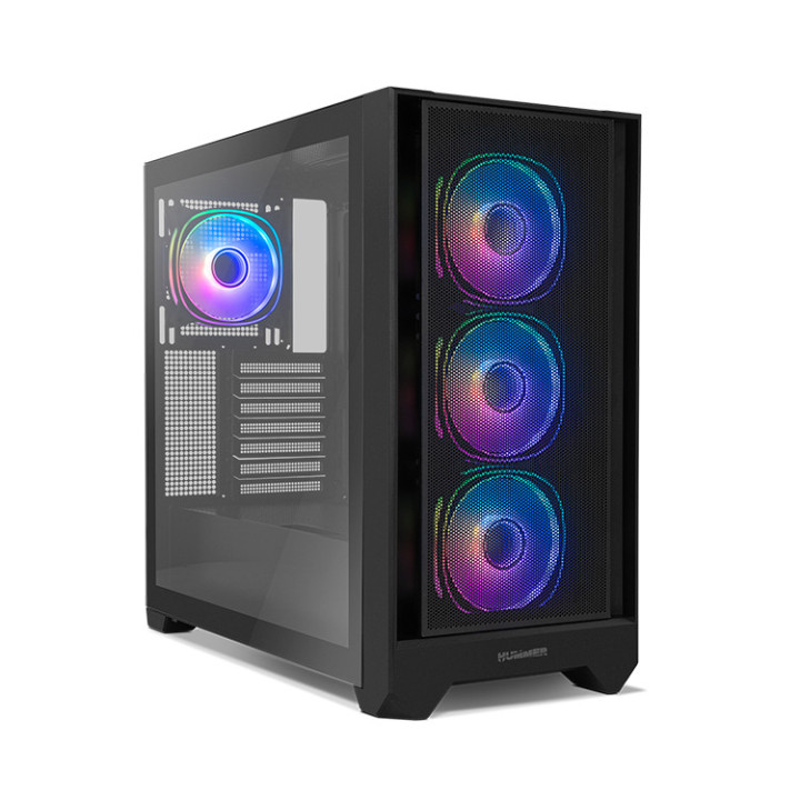 NOX Hummer PLASMA Midi Tower Preto