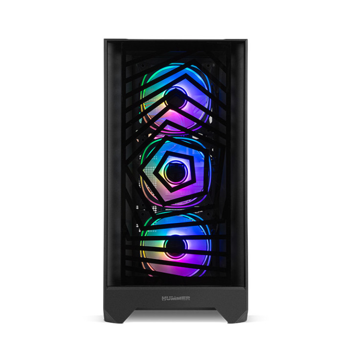 NOX Hummer PLASMA Midi Tower Preto