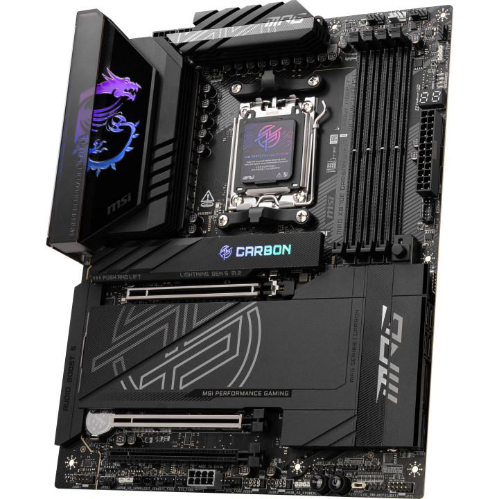 MSI MPG X870E CARBON WIFI motherboard AMD X870E Ranhura AM5 ATX