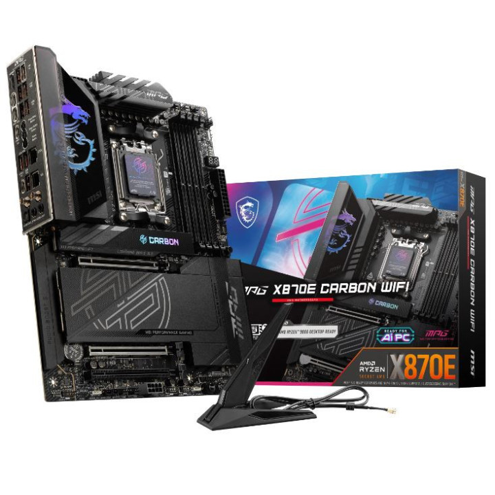 Motherboard MSI MPG X870E CARBON WIFI AMD X870E AM5 ATX
