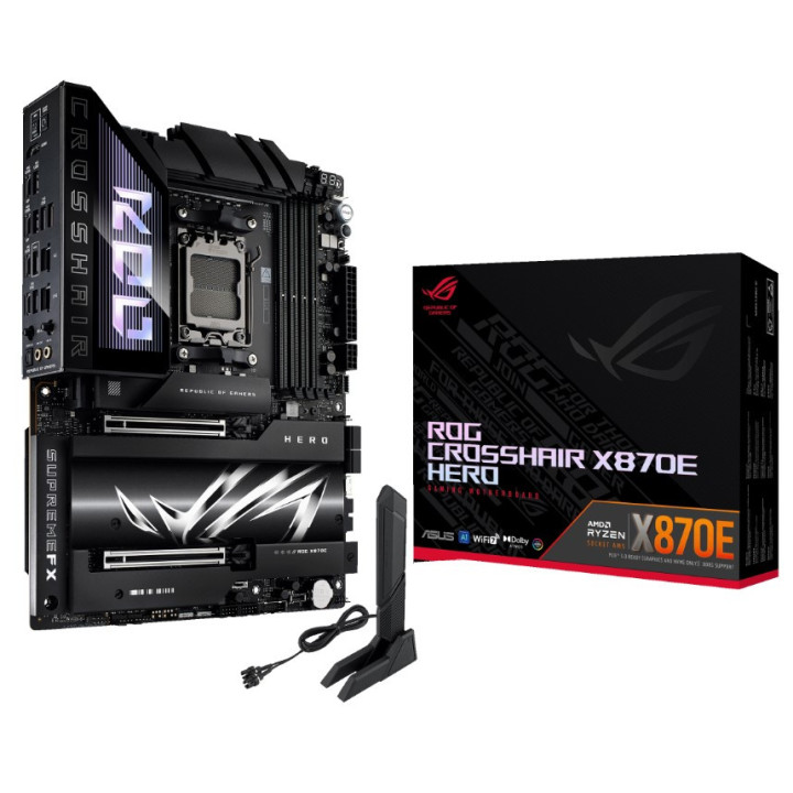 Motherboard ASUS ROG CROSSHAIR X870E HERO AMD X870E AM5 ATX