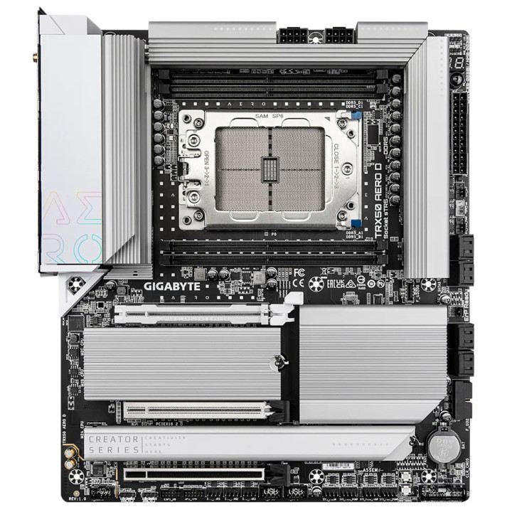 GIGABYTE TRX50 AERO D motherboard AMD TRX50 Socket sTR5 ATX extensível
