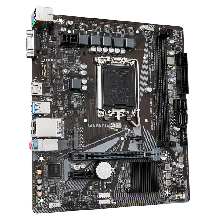 GIGABYTE H610M H V2 motherboard Intel H610 Express LGA 1700 micro ATX
