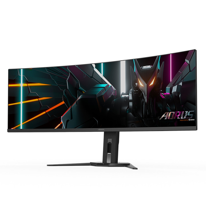 GIGABYTE AORUS CO49DQ monitor de ecrã 124,5 cm (49") 5120 x 1440 pixels DQHD OLED Preto