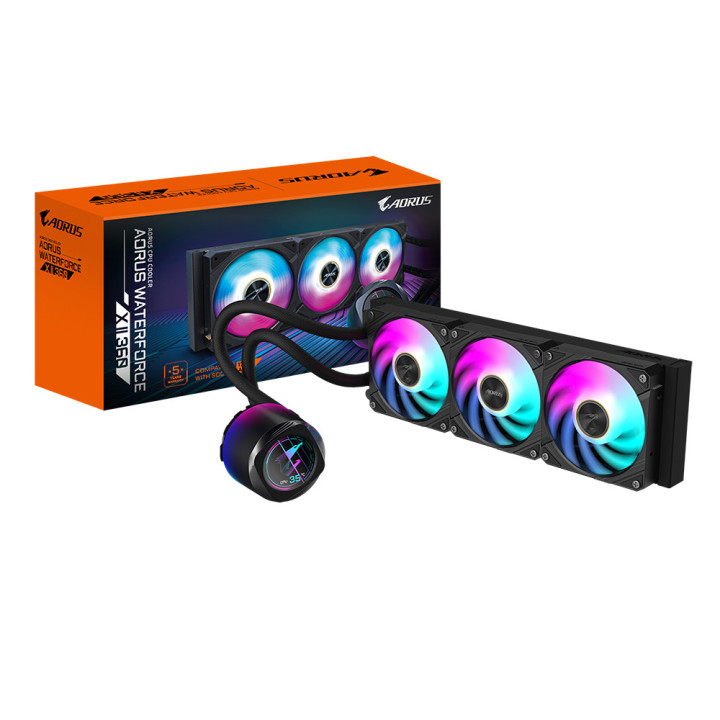 GIGABYTE AORUS WATERFORCE X II 360 Processador Refrigerador líquido all-in-one 12 cm Preto