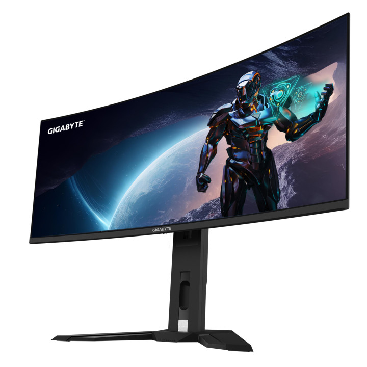 GIGABYTE MO34WQC2 monitor de ecrã 86,4 cm (34") 3440 x 1440 pixels Wide Quad HD OLED Preto