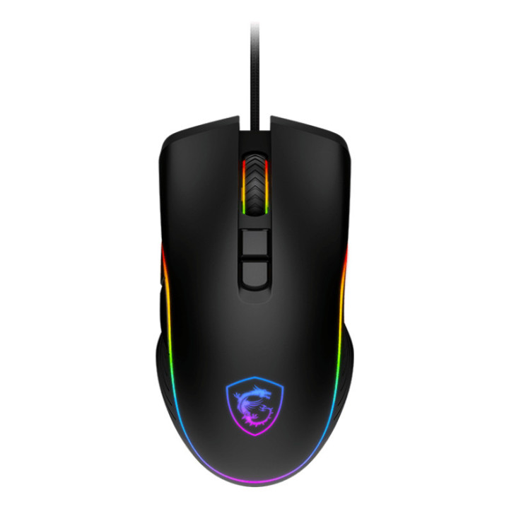 MSI FORGE GM300 rato Jogos Mão direita USB Type-A Ótico 7200 DPI