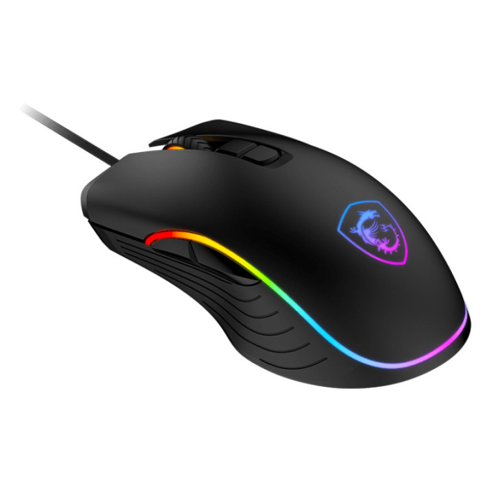 MSI FORGE GM300 rato Jogos Mão direita USB Type-A Ótico 7200 DPI