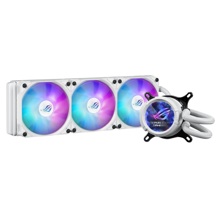 ASUS ROG Strix LC III 360 ARGB White Edition Caixa de computador Refrigerador líquido all-in-one 12 cm Branco