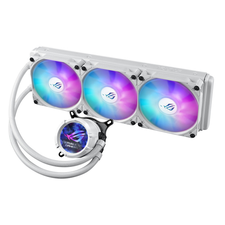 ASUS ROG Strix LC III 360 ARGB White Edition Caixa de computador Refrigerador líquido all-in-one 12 cm Branco