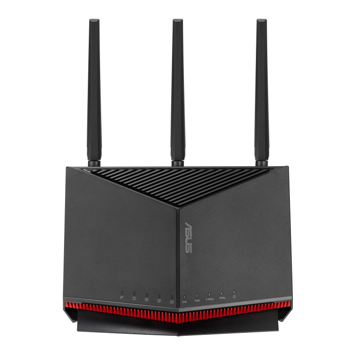 ASUS RT-BE86U router sem fios 10 Gigabit Ethernet Dual-band (2,4 GHz   5 GHz) Preto