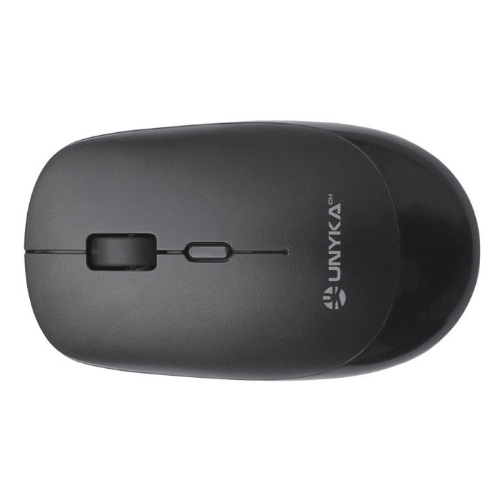 UNYKAch UK505446 teclado Rato incluído Escritório RF Wireless QWERTY Português Preto
