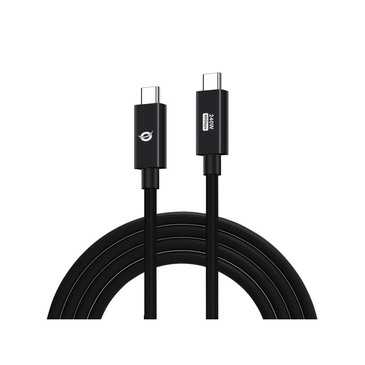 Conceptronic ETTA04B20 cabo USB USB4 Gen 3x2 2 m USB C Preto