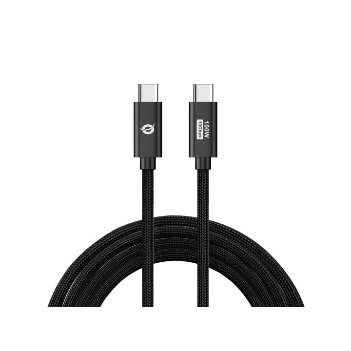 Conceptronic ETTA02B20 cabo USB USB 3.2 Gen 2 (3.1 Gen 2) 2 m USB C Preto
