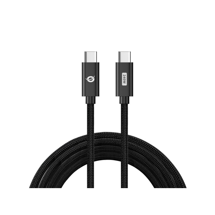 Conceptronic ETTA03B12 cabo USB USB 2.0 1,2 m USB C Preto