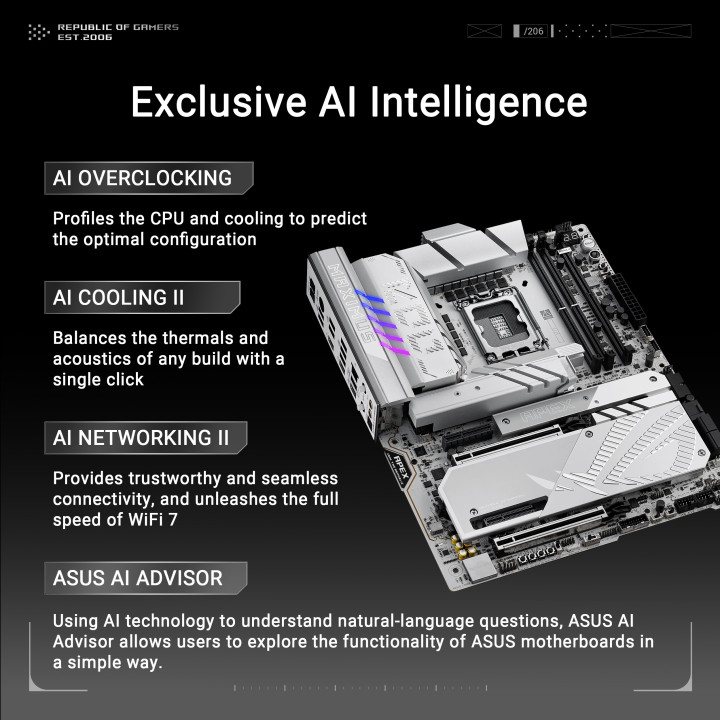 Motherboard ASUS ROG MAXIMUS Z890 APEX Intel Z890 LGA 1851 (Socket