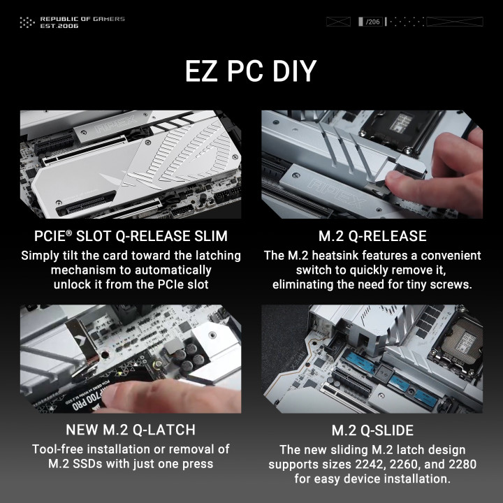 Motherboard ASUS ROG MAXIMUS Z890 APEX Intel Z890 LGA 1851 (Socket