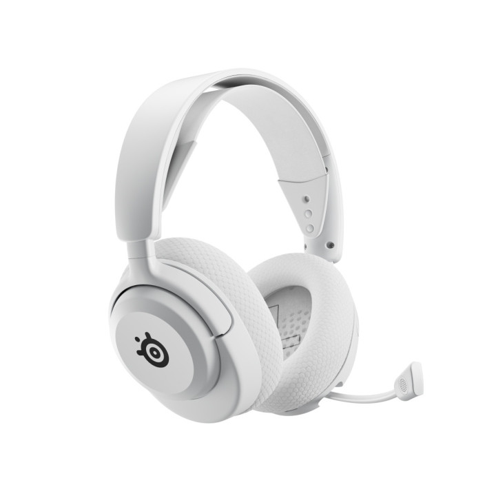 Steelseries Arctis Nova 5P Wireless Auscultadores Sem fios Fita de cabeça Jogos USB Type-C Bluetooth Branco