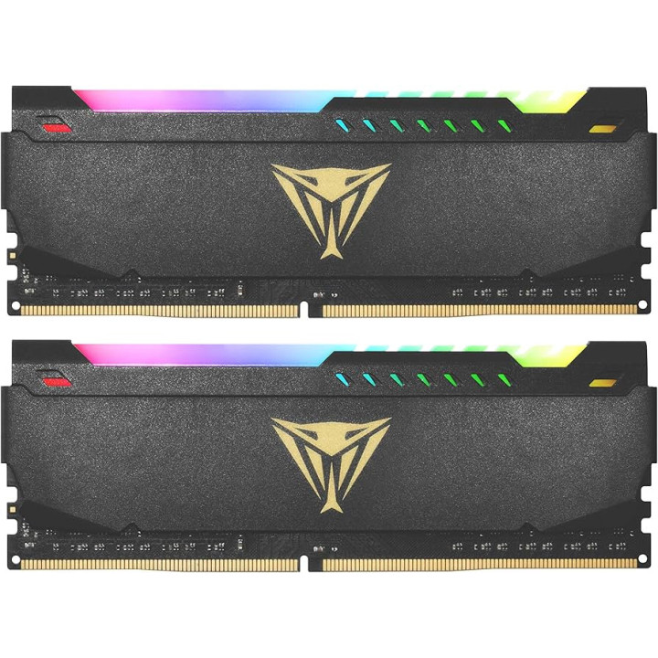 Memória Patriot Memory Viper Steel RGB Black 32GB (2x16GB) DDR4 3600MHz