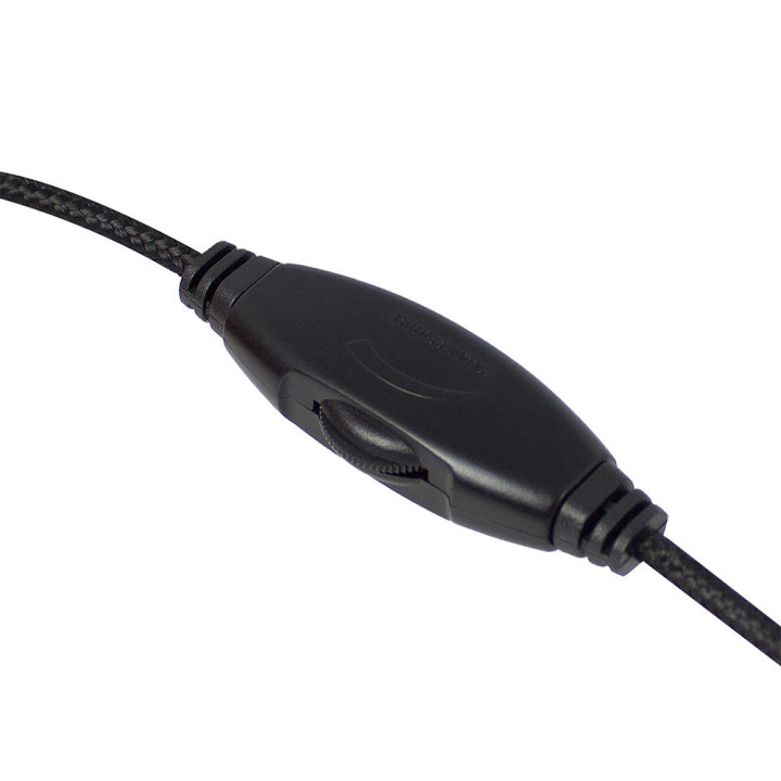 Ewent EW3567 auscultador Auscultadores Com fios Fita de cabeça Chamadas Música Preto