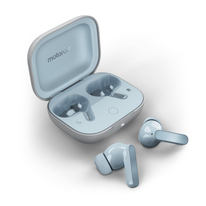 Motorola Moto Buds Auscultadores Sem fios Intra-auditivo Chamadas Música Desporto Dia-a-dia Bluetooth Azul