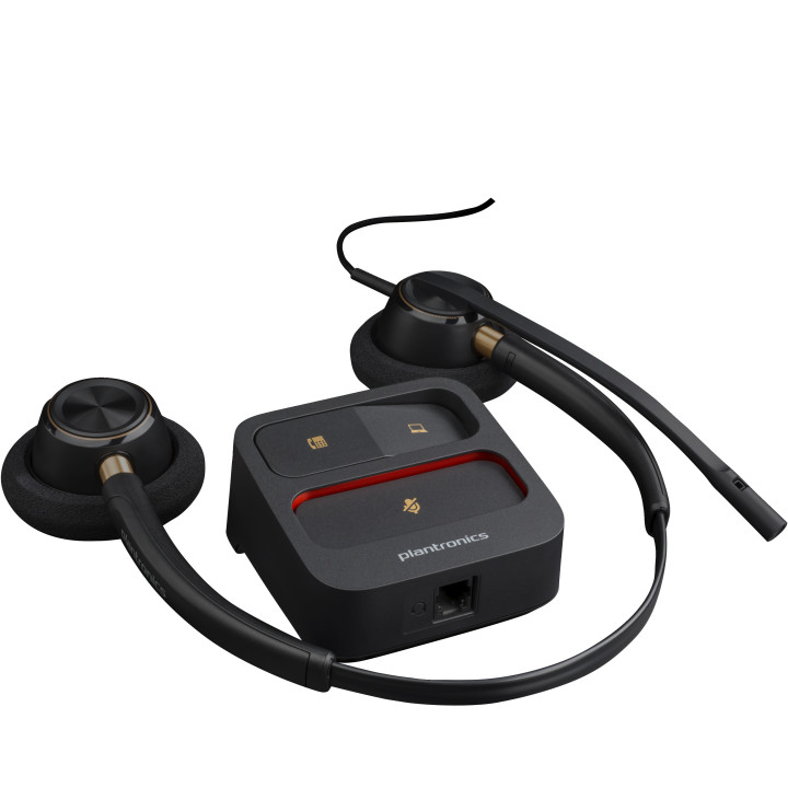 POLY Headset binaural EncorePro 520 + Quick Disconnect