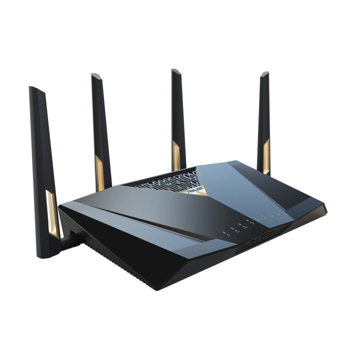 ASUS RT-BE88U router sem fios 10 Gigabit Ethernet Dual-band (2,4 GHz   5 GHz) Preto, Cinzento