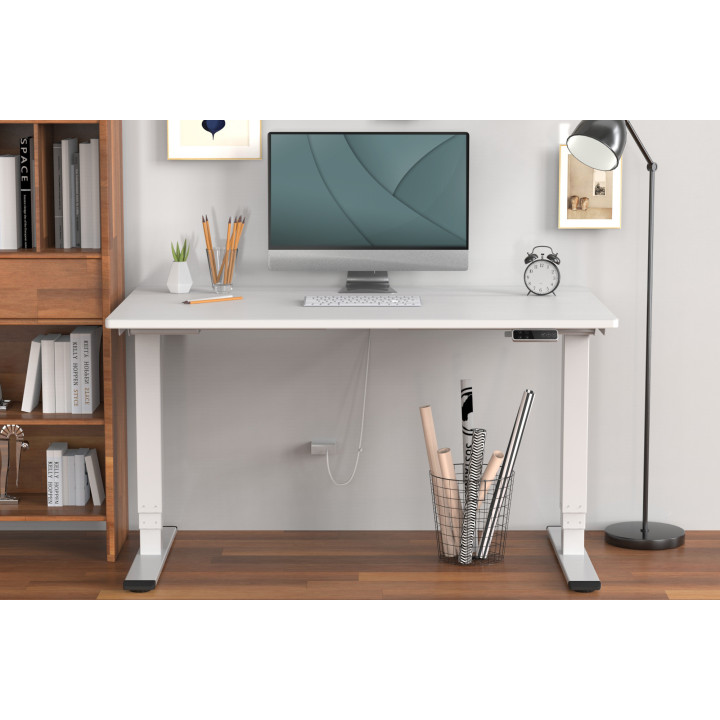 Digitus DA-90433 estrutura de mesa de pé Eléctrico 2 perna(s) Branco