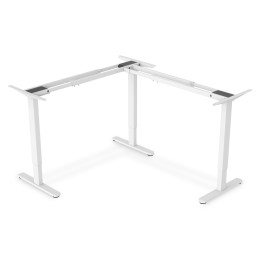 Digitus DA-90453 estrutura de mesa de pé Eléctrico 3 perna(s) Branco