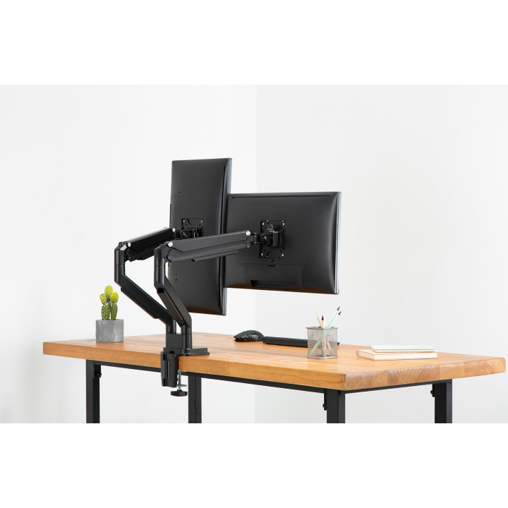 Digitus DA-90395 montagem e suporte para monitores 81,3 cm (32") Secretária Preto
