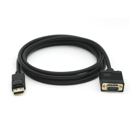 Equip 119338 adaptador de cabo de vídeo 2 m VGA (D-Sub) DisplayPort Preto