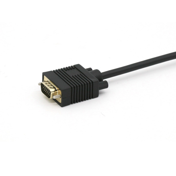 Equip 119338 adaptador de cabo de vídeo 2 m VGA (D-Sub) DisplayPort Preto