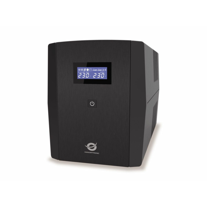 Conceptronic ZEUS08EM UPS Linha interativa 1,5 kVA 900 W 5 tomada(s) CA