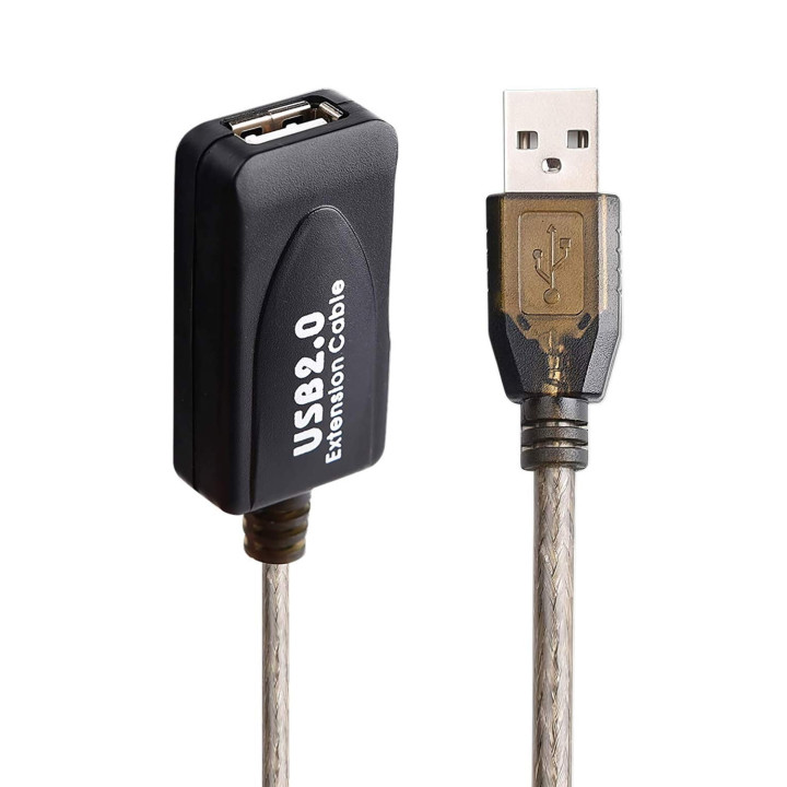 Ewent EW1024 cabo USB USB 2.0 25 m USB A Preto