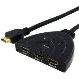 Switch HDMI Equip 3x1 HDMI 3xIn p/ 1xOut Preto