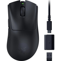 Rato Gaming Razer DeathAdder V3 HyperSpeed Mão direita RF Wireless + USB Type-C Ótico 26000 DPI Preto