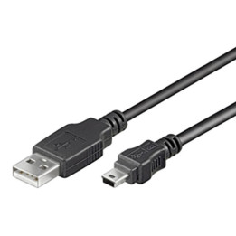 Cabo Ewent USB 2.0 1,8m USB A Mini-USB B Preto