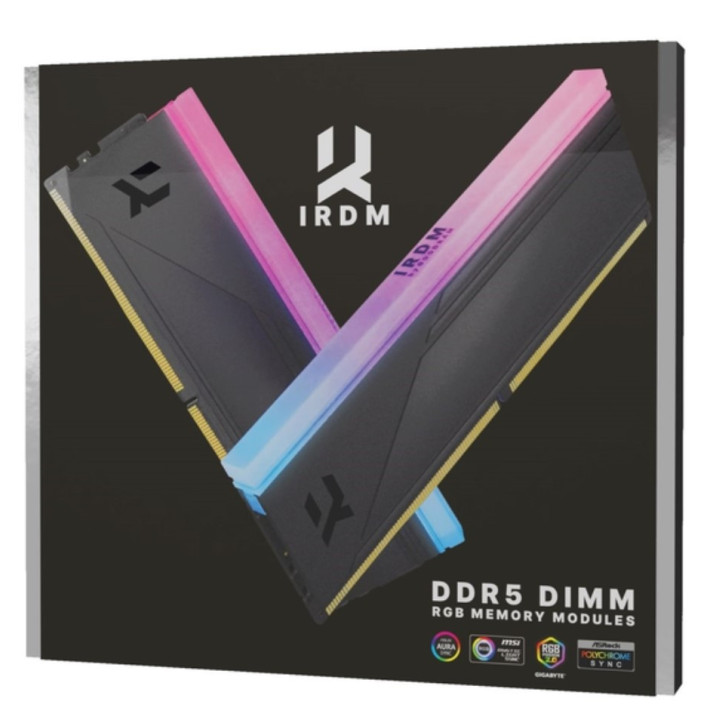 Memória Goodram IRDM RGB Black 64GB (2x32GB) DDR5 5600MHz