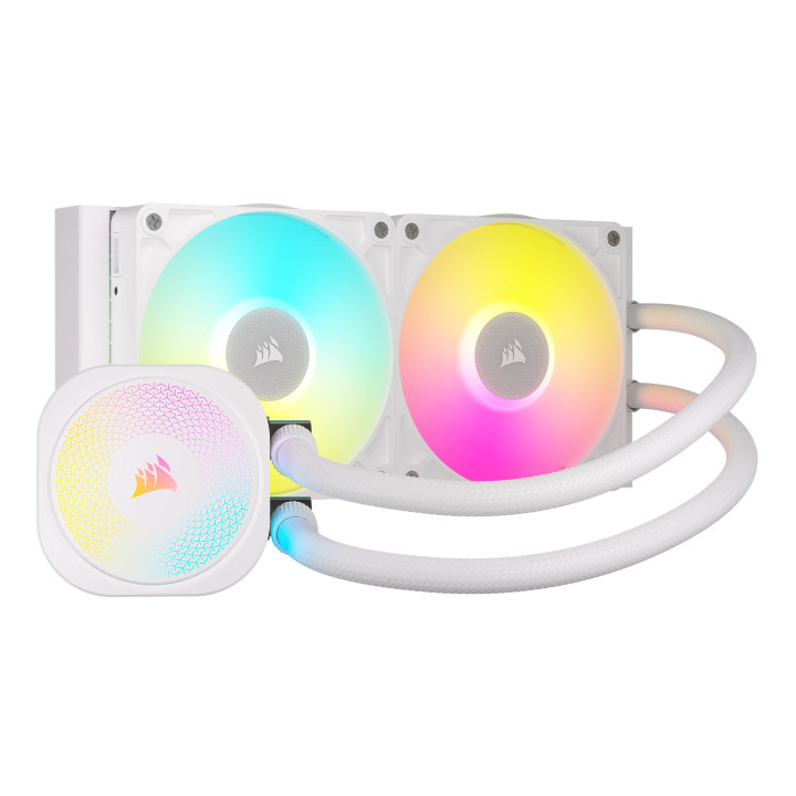 Corsair iCUE LINK TITAN RX RGB Processador Refrigerador líquido all-in-one 12 cm Branco 1 unidade(s)