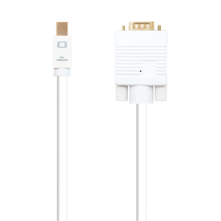 Nanocable 10.15.4105 adaptador de cabo de vídeo 5 m Mini DisplayPort HDMI Type A (Standard) Branco