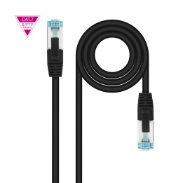 Nanocable 10.20.1700-L25-BK cabo de rede Preto 0,25 m Cat7 SF UTP (S-FTP)