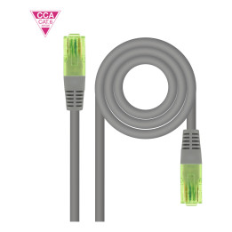 Nanocable 10.20.1401 cabo de rede Cinzento 1 m Cat6 U UTP (UTP)