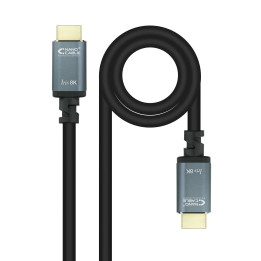 Nanocable 10.15.8001 cabo HDMI 1 m HDMI Type A (Standard) Preto