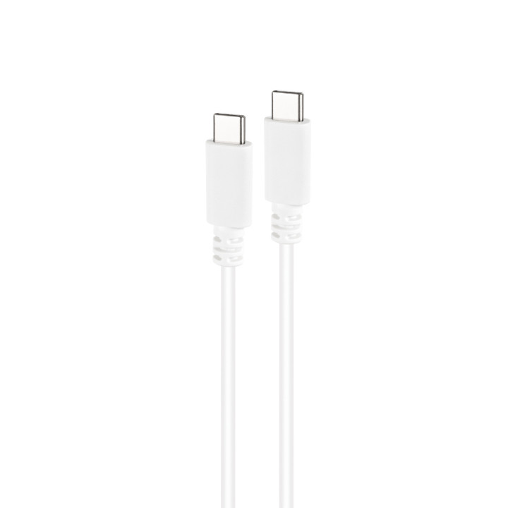 Nanocable 10.01.2301-W cabo USB USB 2.0 1 m USB C Preto, Branco