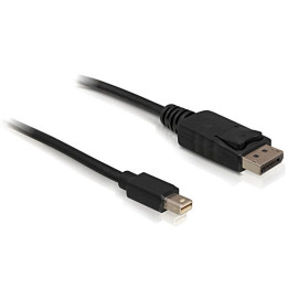 DeLOCK mini DP DP 1.2 2 m Mini DisplayPort DisplayPort Preto