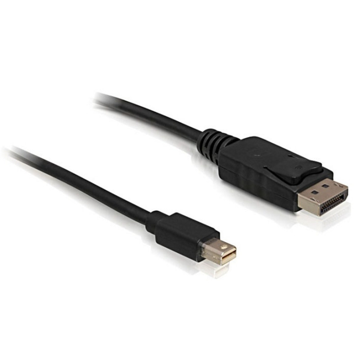 DeLOCK mini DP DP 1.2 2 m Mini DisplayPort DisplayPort Preto