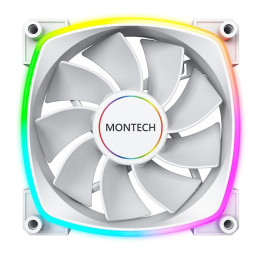 Ventoinha Montech RX140 PWM ARGB PWM 140mm Branco (Reversed Fan